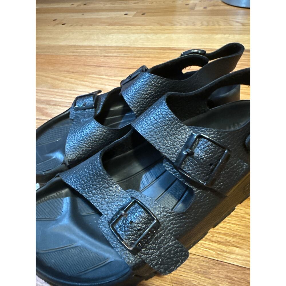Birksenstocks Birks Black Men Sandals Sz 44 *preloved - Picture 7 of 12